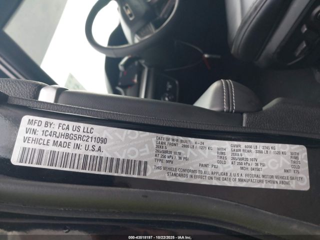 2024 JEEP GRAND CHEROKEE 1C4RJHBG5RC211090 Photo 8