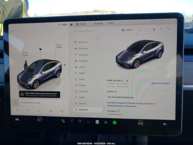 2024 TESLA MODEL Y 7SAYGDEEXRA284388 Photo 6