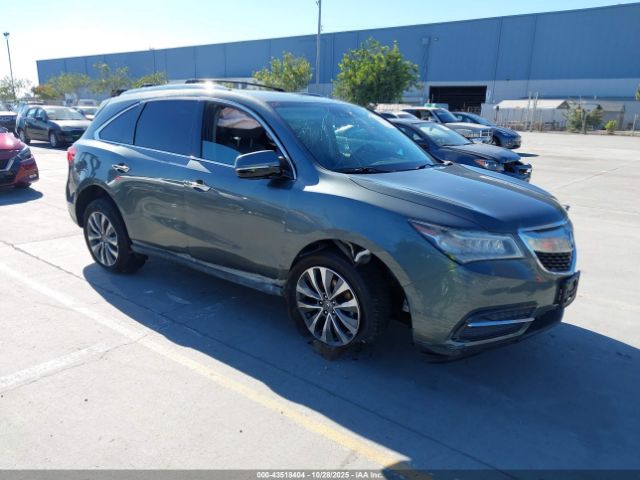 2016 ACURA MDX 5FRYD4H40GB027876