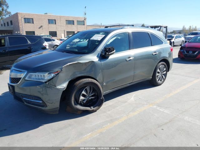 2016 ACURA MDX 5FRYD4H40GB027876 Photo 1