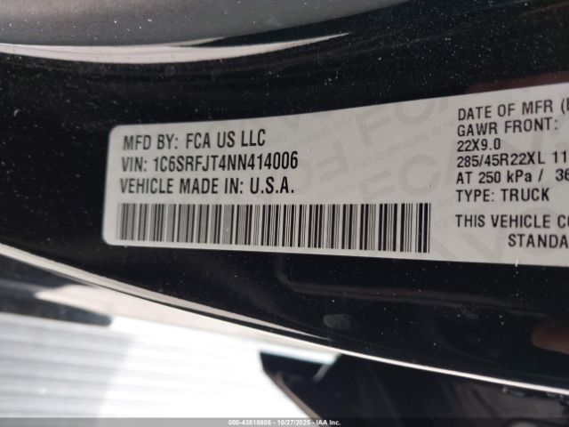 2022 RAM 1500 1C6SRFJT4NN414006 Photo 8