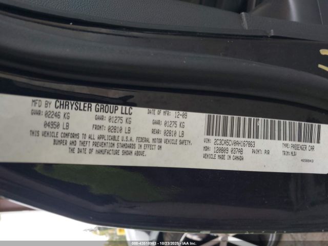 2010 CHRYSLER 300 2C3CA5CV0AH167863 Photo 8