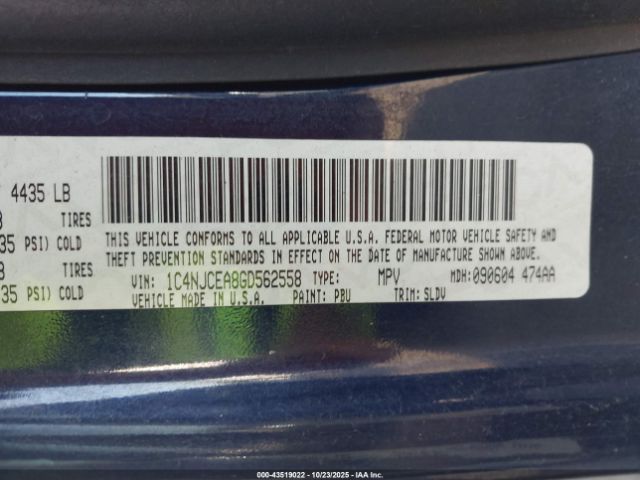 2016 JEEP COMPASS 1C4NJCEA8GD562558 Photo 8