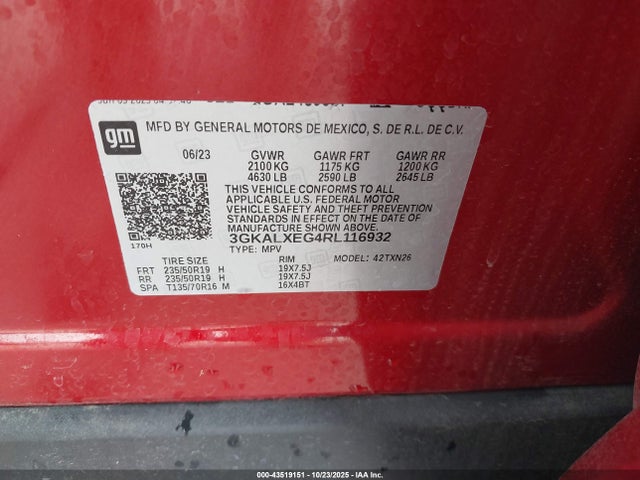 2024 GMC TERRAIN 3GKALXEG4RL116932 Photo 8