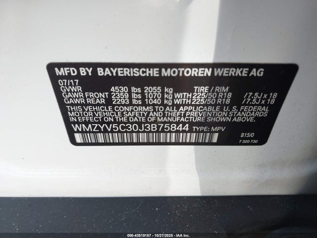 2018 MINI COUNTRYMAN WMZYV5C30J3B75844 Photo 8