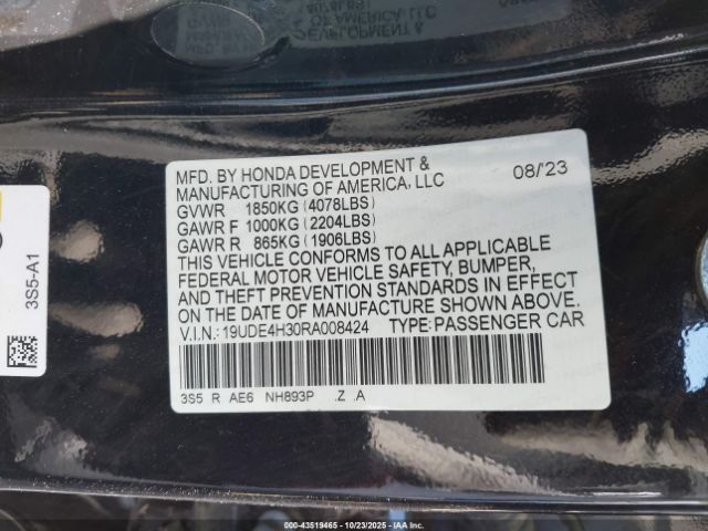 2024 ACURA INTEGRA 19UDE4H30RA008424 Photo 8