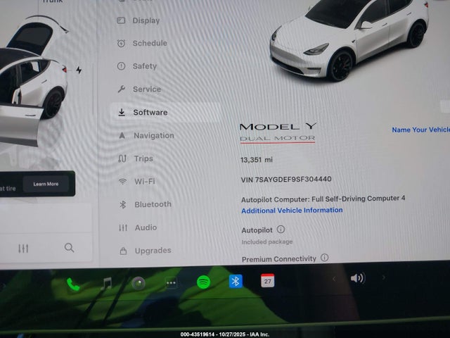 2025 TESLA MODEL Y 7SAYGDEF9SF304440 Photo 6
