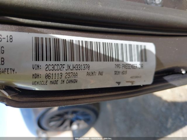 2018 DODGE CHALLENGER 2C3CDZFJXJH331370 Photo 8