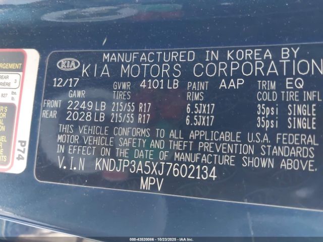 2018 KIA SOUL KNDJP3A5XJ7602134 Photo 8