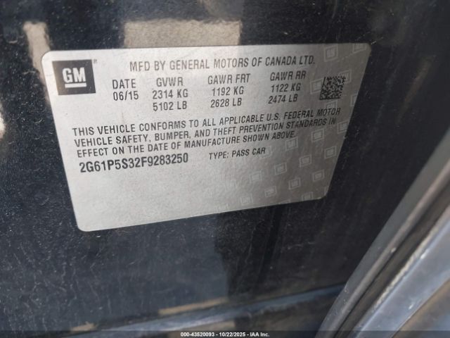 2015 CADILLAC XTS 2G61P5S32F9283250 Photo 8