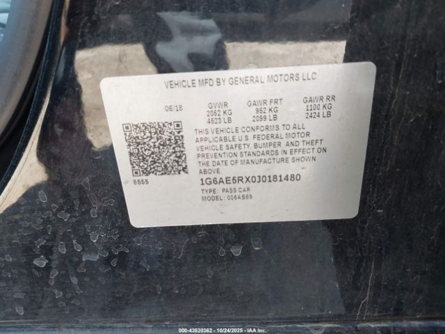 2018 CADILLAC ATS 1G6AE5RX0J0181480 Photo 8