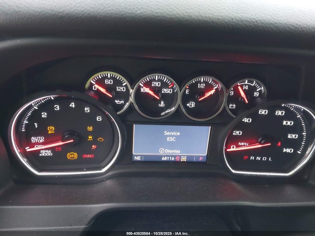 43520584 :رقم المزاد ، 1GCRYDEDXLZ278732 vin ، 2020 Chevrolet Silverado 1500 4wd  Standard Bed Lt مزاد بيع