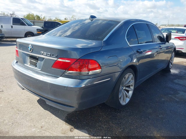 2008 Bmw 750li მანქანა იყიდება აუქციონზე, vin: WBAHN83548DT77748, აუქციონის ნომერი: 43520754