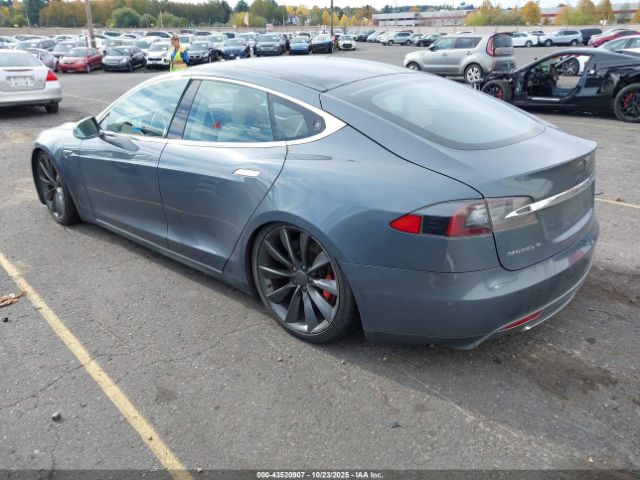 2014 TESLA MODEL S 5YJSA1H17EFP29887 Photo 2