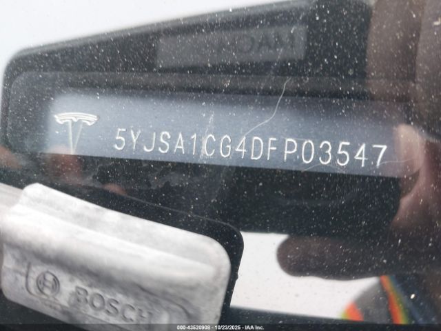 2013 TESLA MODEL S 5YJSA1CG4DFP03547 Photo 8