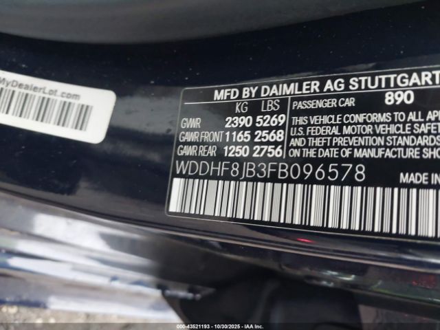 2015 MERCEDES-BENZ E 350 WDDHF8JB3FB096578 Photo 8