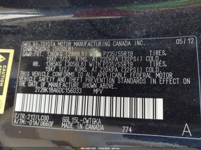 2013 LEXUS RX 350 2T2BK1BA6DC156033 Photo 8