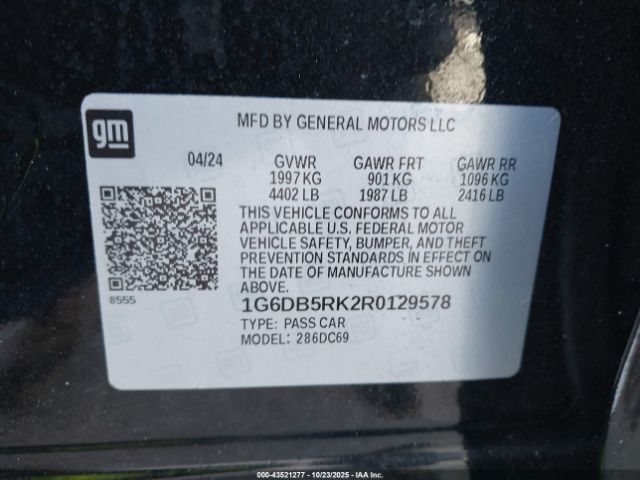 2024 CADILLAC CT4 1G6DB5RK2R0129578 Photo 8