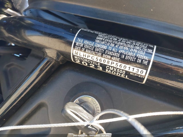 2023 HONDA CMX500 MLHPC5608P5601130 Photo 9