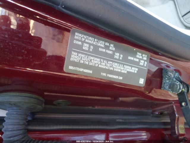 2023 LUCID AIR 50EA1TEA9PA005945 Photo 8