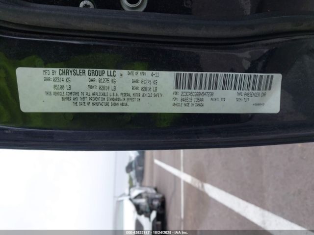 2011 CHRYSLER 300 2C3CA5CG6BH547230 Photo 8