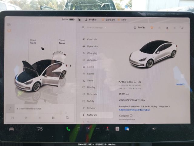 2022 TESLA MODEL 3 5YJ3E1EB0NF171029 Photo 6