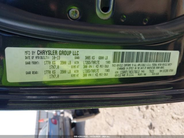 2014 RAM 1500 1C6RR7LT0ES176612 Photo 8