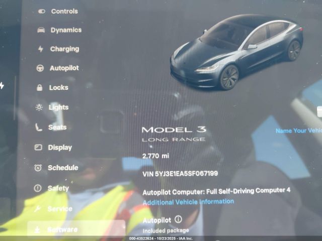 2025 TESLA MODEL 3 5YJ3E1EA5SF067199 Photo 6