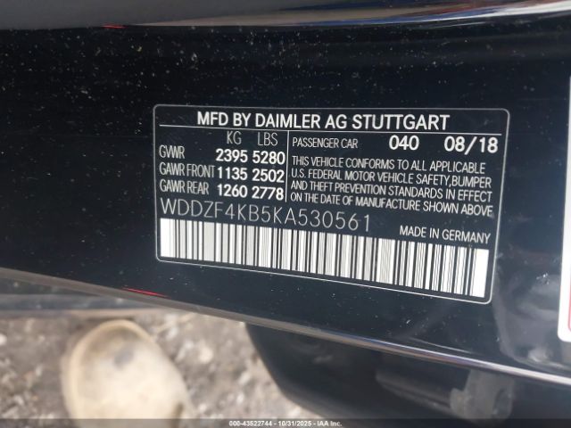 2019 MERCEDES-BENZ E 300 WDDZF4KB5KA530561 Photo 8