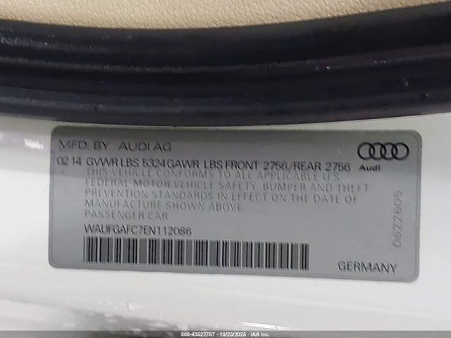 2014 AUDI A6 WAUFGAFC7EN112086 Photo 8