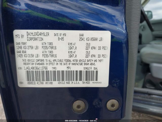 2006 JEEP LIBERTY 1J4GL48K36W113766 Photo 8