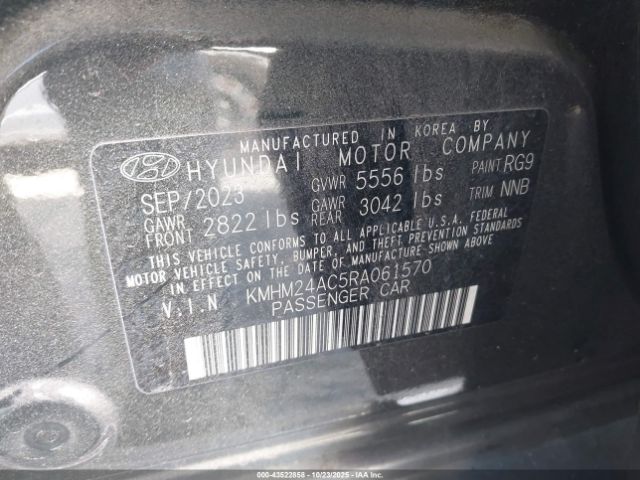 2024 HYUNDAI IONIQ 6 KMHM24AC5RA061570 Photo 8