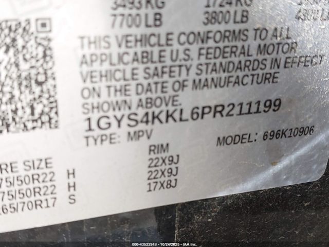 2023 CADILLAC ESCALADE ESV 1GYS4KKL6PR211199 Photo 8