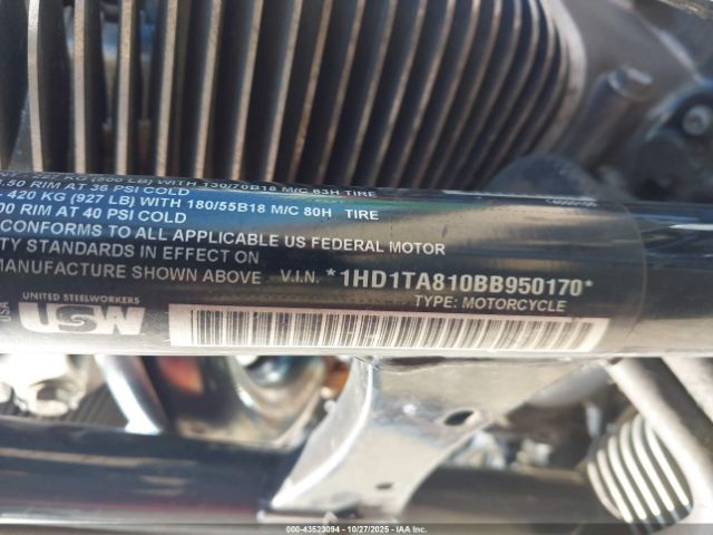 2011 HARLEY-DAVIDSON FLTRUSE 1HD1TA810BB950170 Photo 9