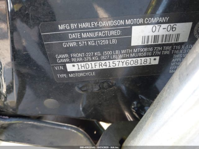 2007 HARLEY-DAVIDSON FLHRCI 1HD1FR4157Y608181 Photo 9