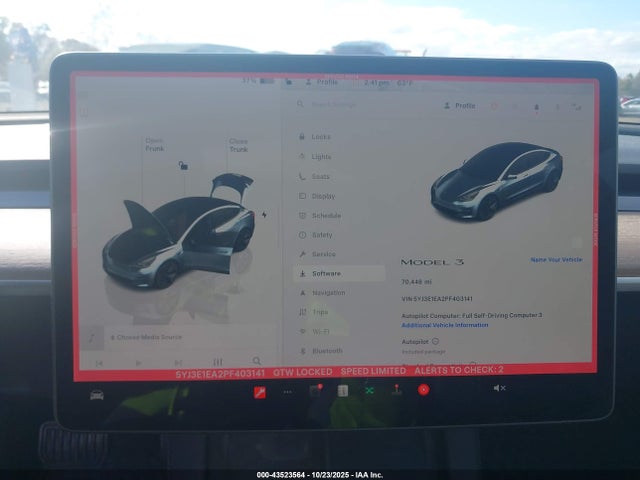 2023 TESLA MODEL 3 5YJ3E1EA2PF403141 Photo 6