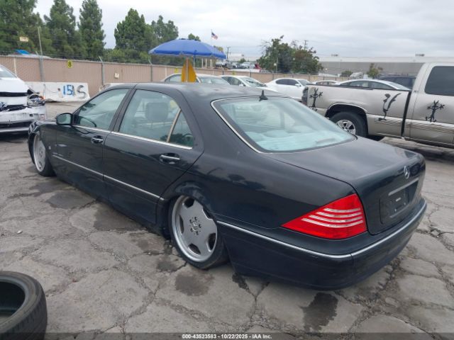 2000 MERCEDES-BENZ S 430 WDBNG70J1YA091528 Photo 2