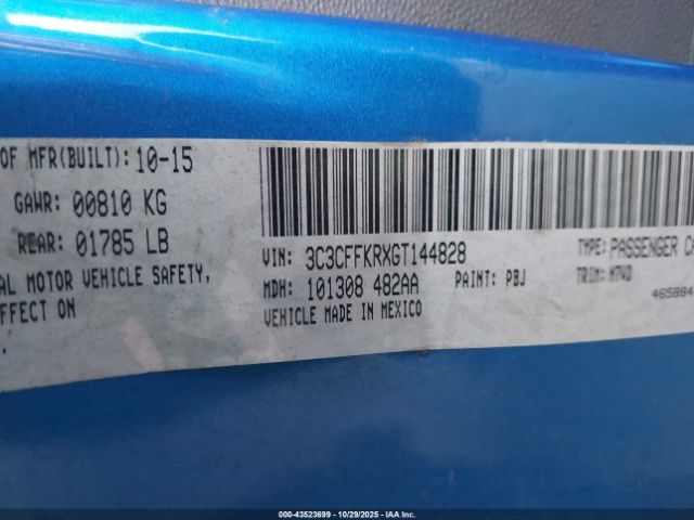 2016 FIAT 500 3C3CFFKRXGT144828 Photo 8