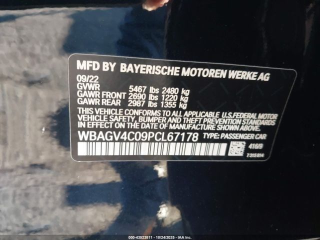 2023 BMW 840 GRAN COUPE WBAGV4C09PCL67178 Photo 8