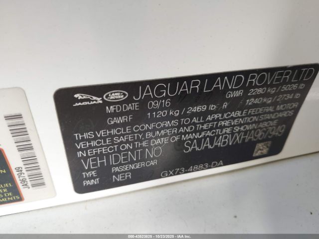 2017 JAGUAR XE SAJAJ4BVXHA967949 Photo 8