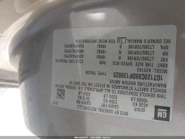 2013 GMC SIERRA 2500HD 1GT120C88DF138825 Photo 8