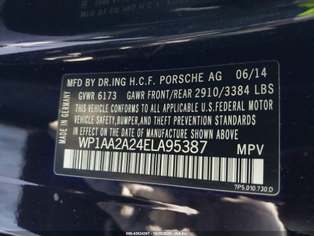 2014 PORSCHE CAYENNE WP1AA2A24ELA95387 Photo 8