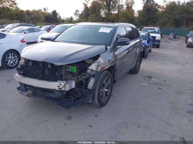 2016 TOYOTA HIGHLANDER 5TDJKRFH3GS305063 Photo 1