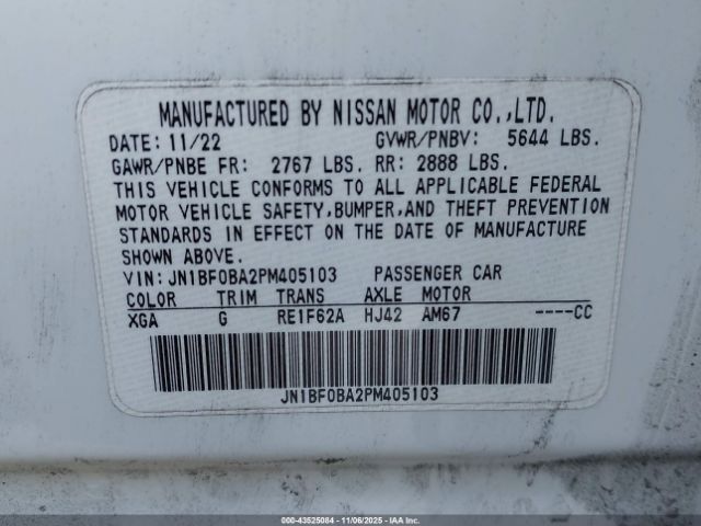 2023 NISSAN ARIYA JN1BF0BA2PM405103 Photo 8