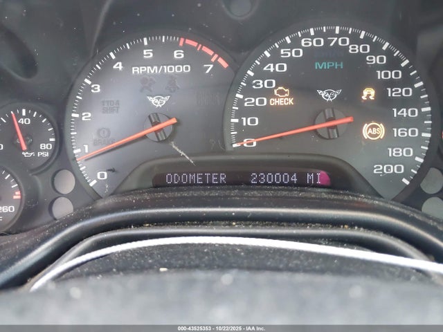 2002 Chevrolet Corvette მანქანა იყიდება აუქციონზე, vin: 1G1YY22G625115752, აუქციონის ნომერი: 43525353