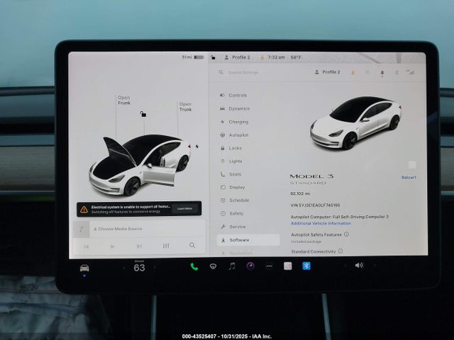 2020 TESLA MODEL 3 5YJ3E1EA0LF745195 Photo 6