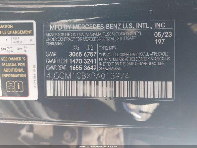 2023 MERCEDES-BENZ EQE 350 SUV 4JGGM1CBXPA013974 Photo 8