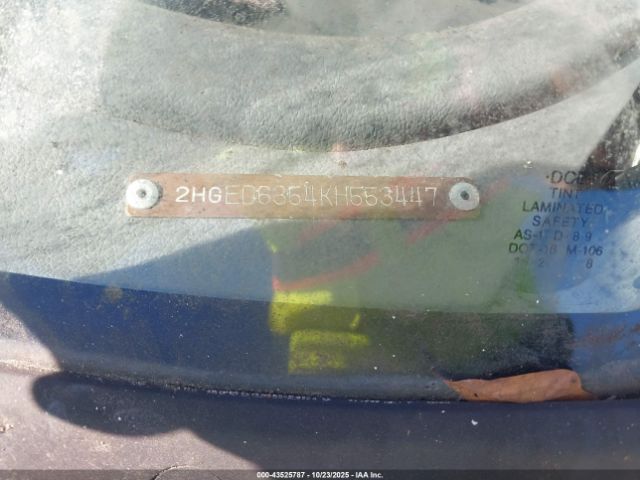 1989 HONDA CIVIC 2HGED6354KH553447 Photo 8