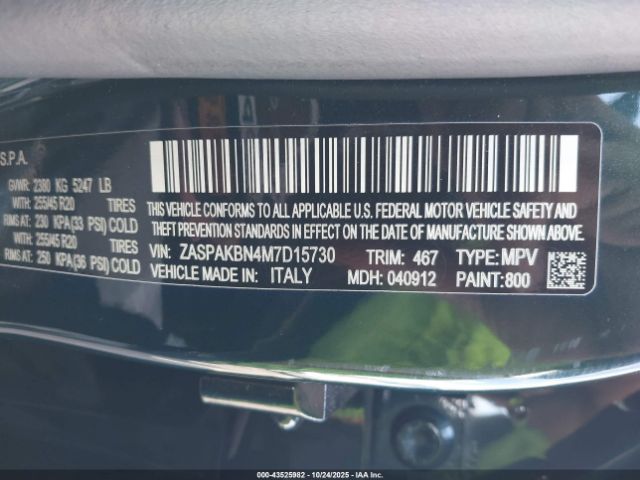 2021 ALFA ROMEO STELVIO ZASPAKBN4M7D15730 Photo 8