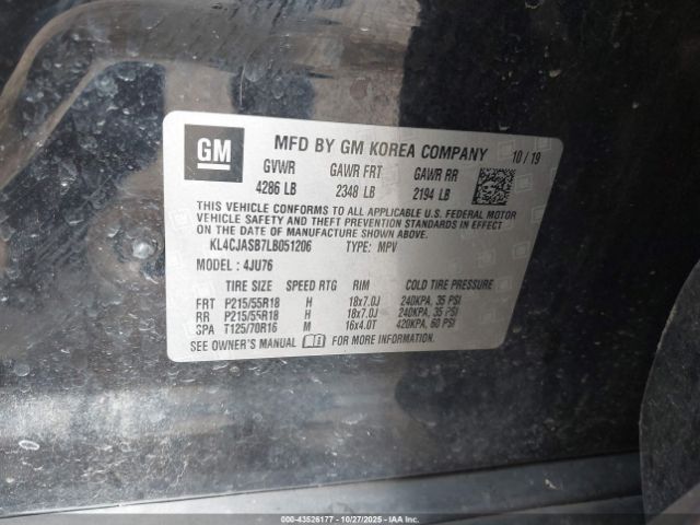 2020 BUICK ENCORE KL4CJASB7LB051206 Photo 8